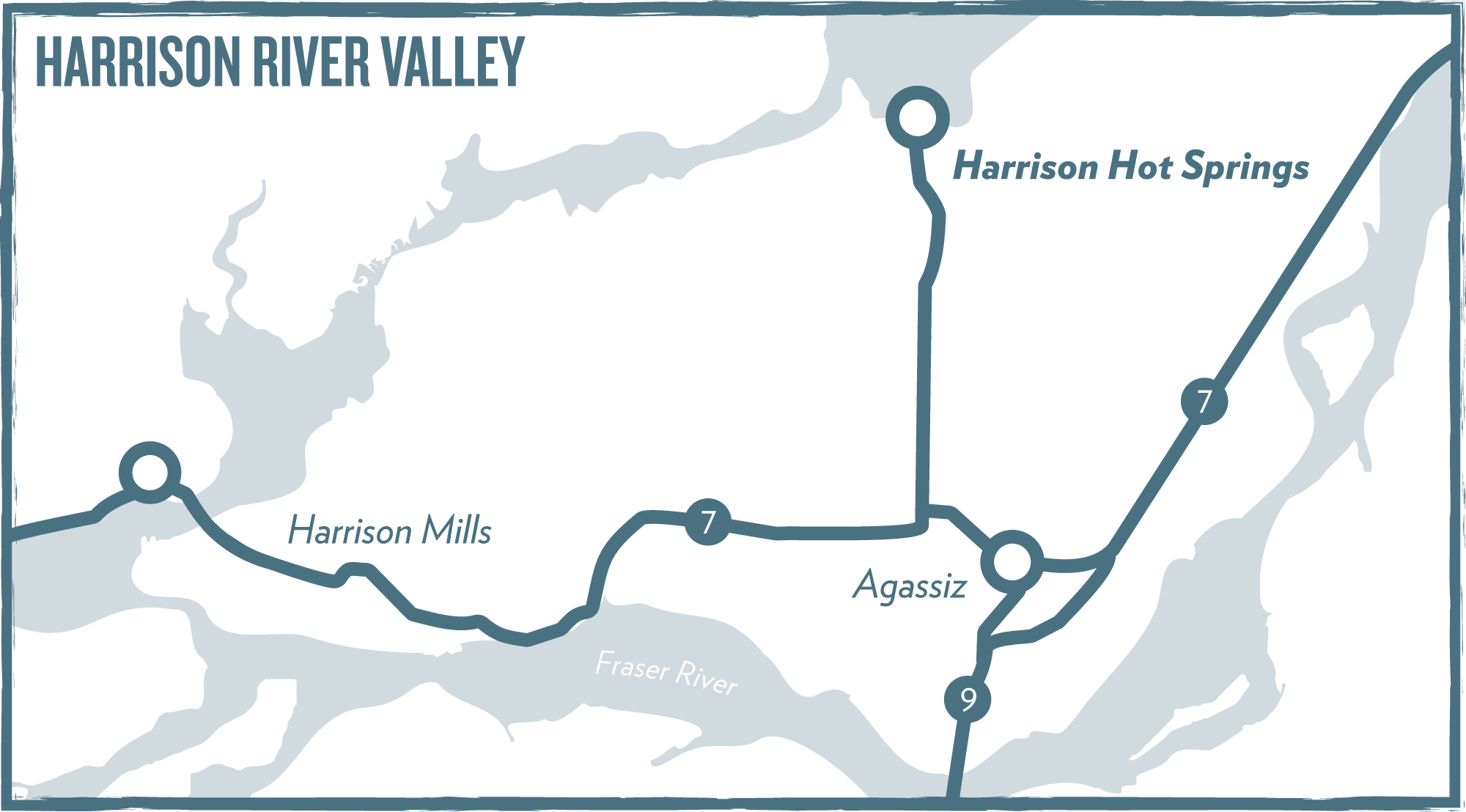 Map of Harrison Hot Springs